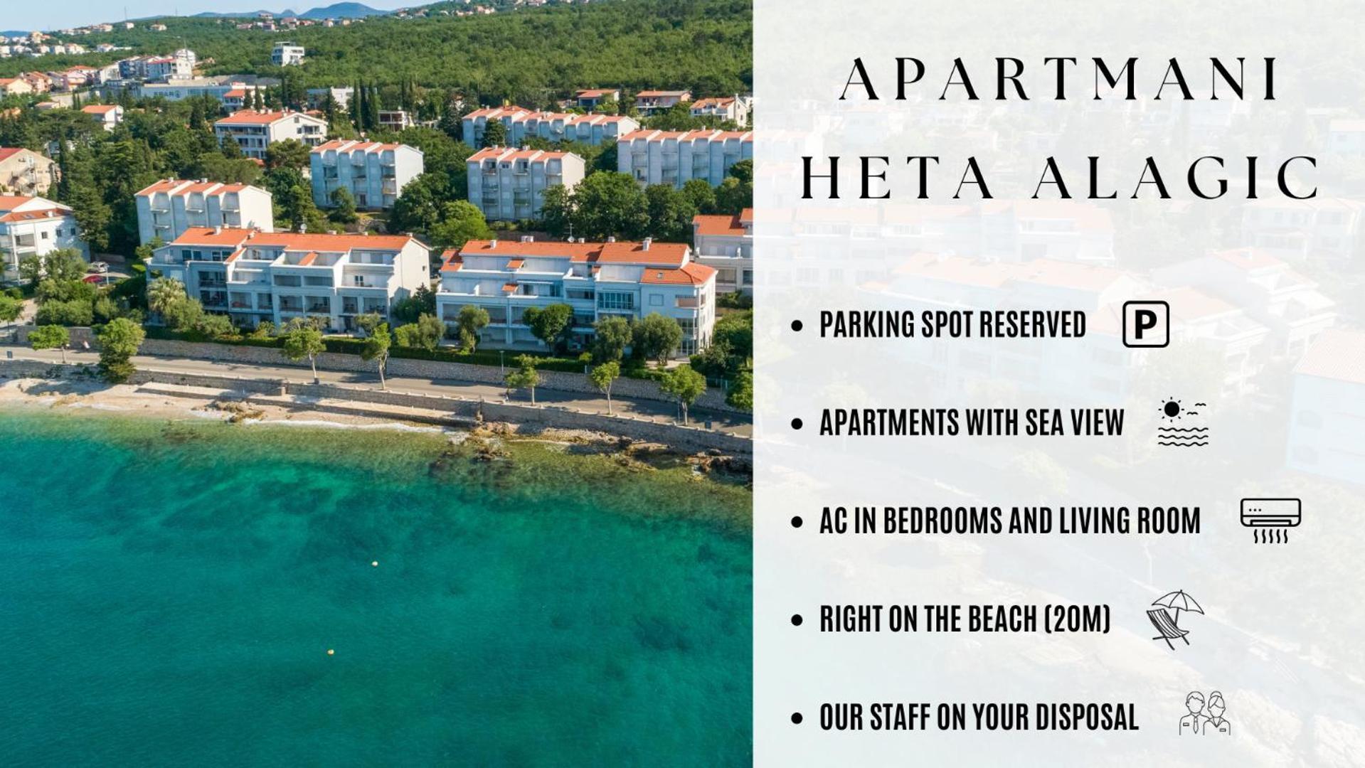 Apartmani Heta Alagic III Selce Eksteriør billede